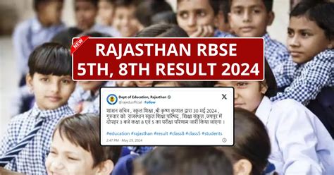 rbse 5th result 2023 link|Class 5th & 8th Result 2024 .